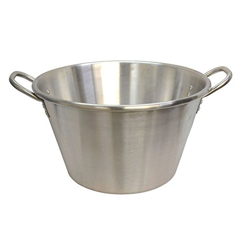 Cazo de acero inoxidable 23" diámetro x 13" altura