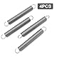 GUNGY Zugfedern mit Haken Edelstahl Zugfeder Spannfeder 80mm Außendurchmesser 10mm Drahtdurchmesser 1,0 mm Maximale Zugkraft 1,5kg 1,0x10x80mm 4 Stück