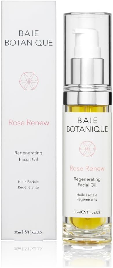 Baie Botanique Professional Anti-Ageing Facial Oil 30 ml – Absolute Rose, Rosehip, Camellia, Borage, Raspberry, Evening Primrose, Abyssinian & Amla Oil – 100% Natural, Organic 90%