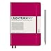 Leuchtturm1917 Medium A5 Squared Hardcover Notebook (Berry) - 249 Numbered Pages
