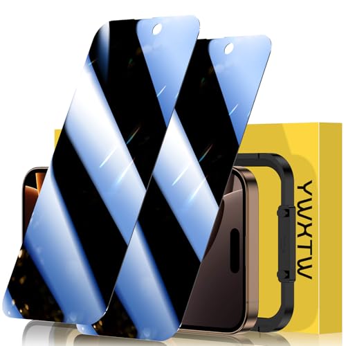 YWXTW PET Privacy Screen Protector for iPhone 16 Pro Max