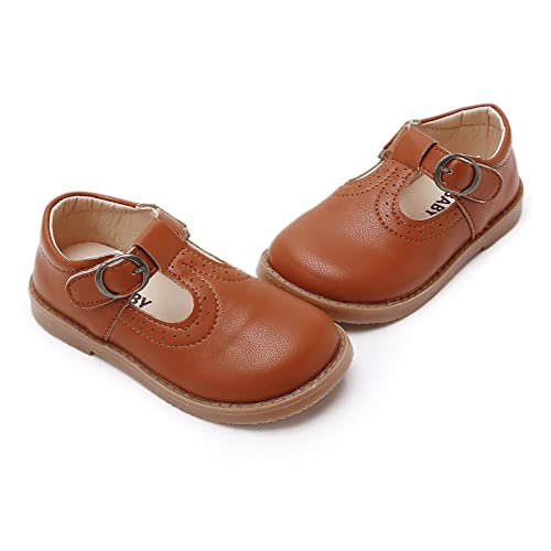 SOFMUO Toddler Girl Mary Jane Shoes Bowknot Ballet Flats for Little Girls Party School Wedding Uniform Princess Dress Shoes4