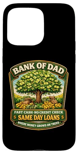 Funny Bank Of Dad Fast Cash No Credit Check ���̓� �W���[�N �X�}�z�P�[�X iPhone 15 Pro Max �p