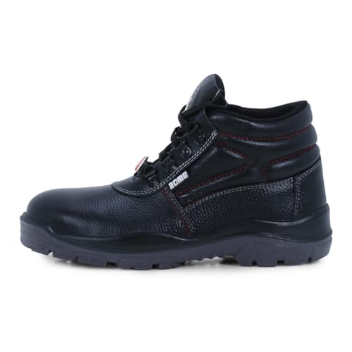 ACME Mens Boxylic BLACK Construction Work Boot - 9 UK (Wide) (BOXYLIC)