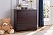 Delta Children Sutton 3 Drawer Dresser with Changing Top, Espresso Java