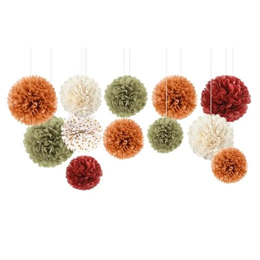 27+ Fun November Birthday Party Ideas for a Memorable Celebration 3 NICROLANDEE Fall Party Decorations, 12 PCS Pumpkin Orange Burgundy Sage Green Ivory Tissue Pom Poms Thanksgiving Decor for Home, Wedding, Birthday, Autumn Harvest Party Supplies
