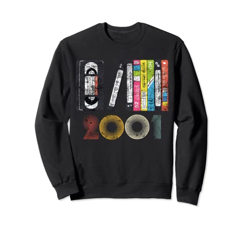 Retro vintage best of 2001 t awesome since birthday gifts Sudadera