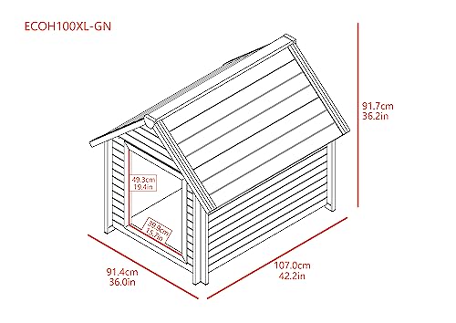 ecoFLEX Bunk Style Dog House - Thumbnail 6