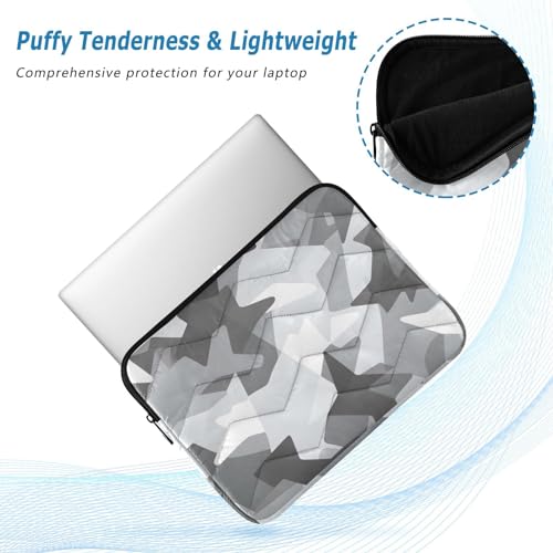 Funda para portátil 13-14 pulgadas camuflaje gris resistente miniatura 5