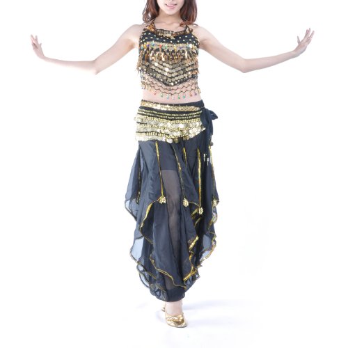 Bellylady Tribal Belly Dance Halter Banadge Bra Top With Pad-Purple #TOP5