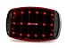 Maxxima SDL-52-A Red Magnetic 18 LED Emergency Flasher Light