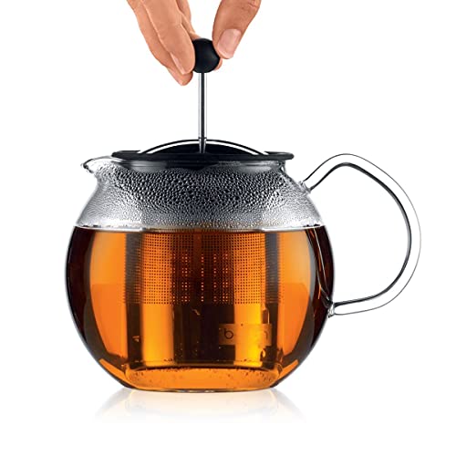 Bodum Assam Glass Tea Press With Stainless Steel Filter, 17-Ounce #TOP3