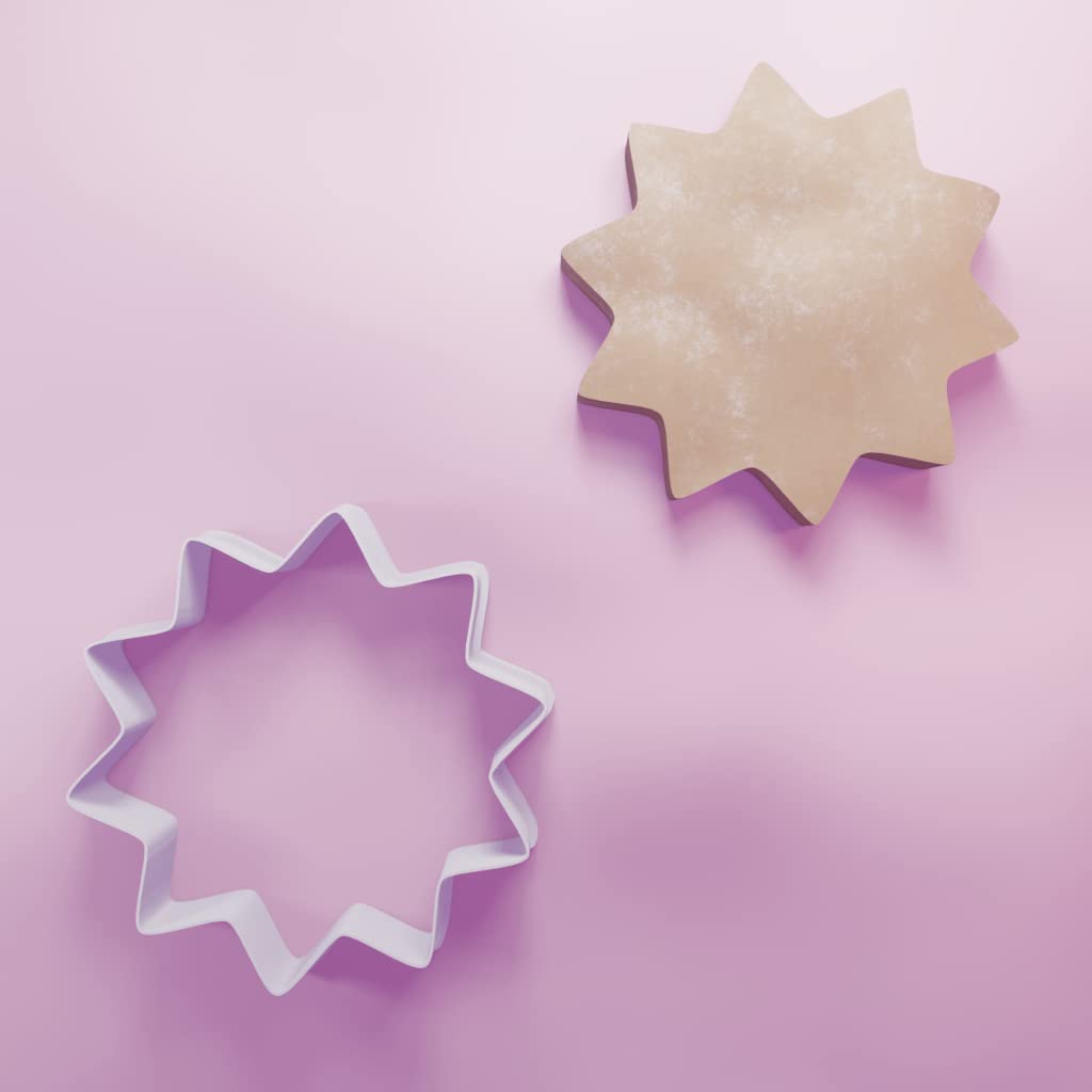Sun Shape Cookie Cutter - 3 Sizes, White, 7cm - Image 4