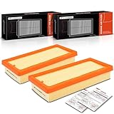 A-Premium 2-PC Engine Air Filter Compatible with Mercedes-Benz GLE580 2020-2023, Maybach S560