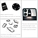 Car Interior Console iDrive Multimedia Control Button Replacement Cover For BMW F chassis 1 2 3 4 5 6 7 Series X1 X3 X4 X5 X6 F20 F22 F30 F32 F34 F10 F02 F25 F26 F15 F16 (6PCS MAP-MEDIA Matte black)