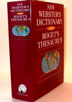 Hardcover New Webster's Dictionary and Thesaurus & Medical Dictionary Book
