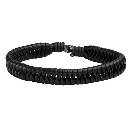 Eigso 6 Pcs Leather Bracelet Braided Wide Wristband Women Men Punk Rock Jewelry Skull by Eigso - Used condition - Image 5