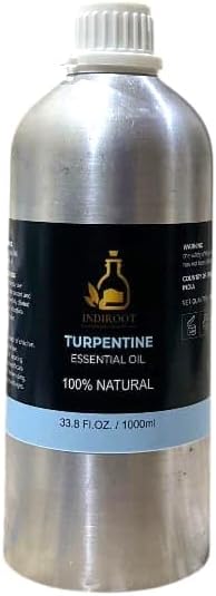 Turpentine,Pinus palustris Essential Oil, 100% Natural, 33.8 Fl Oz, 1000ml