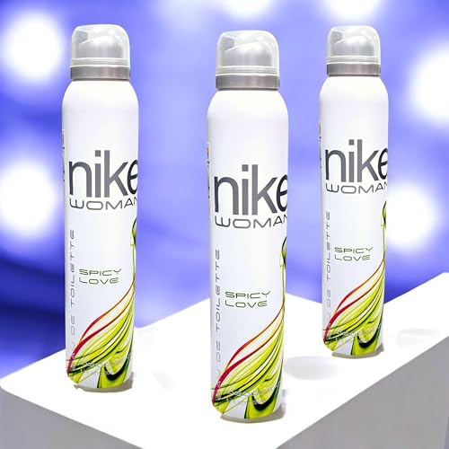 Image of Nike Spicy Love Deodorant for Women Pack of 3 * 200ml, Combo Deo Pack, Deodorants for Women Combo