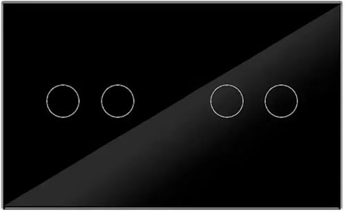 Miniatura 7 de Interruptor de pared inteligente WiFi Touch Light Panel de vidrio 4/5/6/8/10 Gang Tuya Smart Life Control de voz Interruptor inteligente 4-Gang