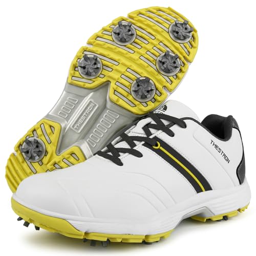 Waterproof Golf Shoes Men Spikes