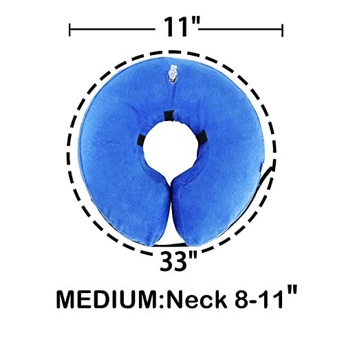 Dog Cone Collar For Small Medium Large Dogs After Surgery, Inflatable Dog Neck Donut Collar, Adjustable Dog Cone, E-Collar For Dogs Recovery, Soft Dog Cones Alternative, Protective Pet Cones For Dogs #TOP6