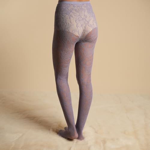 Image of Theater Women Lace Stockings | Stretchable | Comfortable Breathable Nylon Spandex | Warm and Soft Waistband | Free Size (S-4XL (24-48) In)