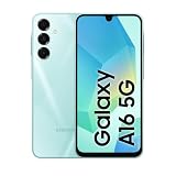 Samsung Galaxy A16 5G, Smartphone Android 14, Display Super AMOLED 6.7" FHD+, 4GB RAM, 128GB, Batteria 5.000 mAh, Resistenza IP54, memoria espandibile fino a 1.5TB, Light Green [Versione Italiana]