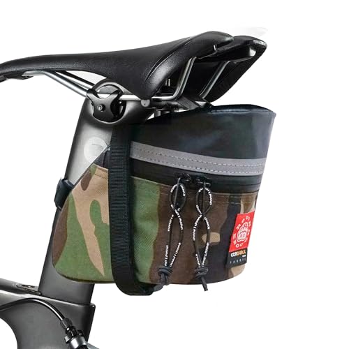 Rough Enough Bike Saddle Bag with Reflective Tape