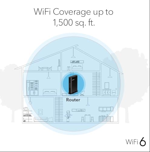 NETGEAR AX1600 4-Stream Dual-Band Wi-Fi 6 Router RAX5 Black (Renewed) - Image 7