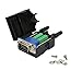 Twinkle Bay D-SUB DB15 Male 15Pin Jack Port to Terminal Breakout Board Connector, DR15 VGA Male 3Row Plug with Case