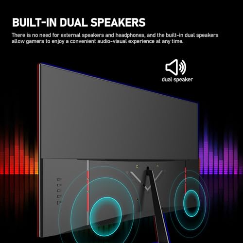 Gawfolk 32-inch 4K Ultra HD Computer Monitor, 144Hz Gaming PC Screen, 1ms, Adaptive Sync, 100% sRGB, 178° Wide Viewing Angle, HDMI 2.1, DisplayPort 1.4, Compatible with 100 * 100MM Wall Mount-Black - Image 5