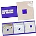 ERINGOGO 2pcs Cobalt Glass Plates Heat Resistant Experiment Sheets for Ion Flame Reaction Safe and Easy to Tools for Classroom Use