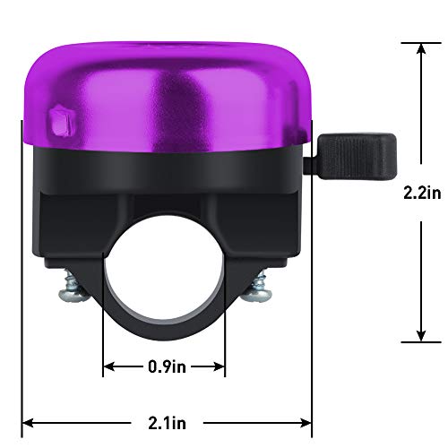 image for KANGHAR Unicorn Bike Bell for Kids Girls Boys,Adjustable Size Bicycle 