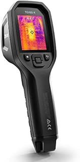 FLIR TG165-X Thermal Camera imaging tool for temperature anomalies, with Bullseye laser, 50,000 image storage and rechargeable Li-ion Battery
