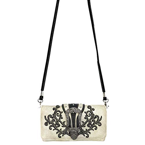 Bolso Tote Mujer con Billetera Cruzada Floral miniatura 7