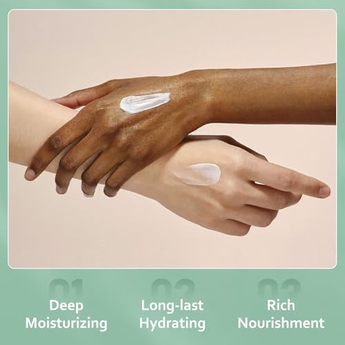 Shea Butter Hand Cream, Made with 45% Shea Butter and Vitamin E Hand Moisturizer, Deep Moisturizing Dry Hands, Mini Hand Lotion Travel Size, 1 Fl Oz (Pack of 1) - Image 6