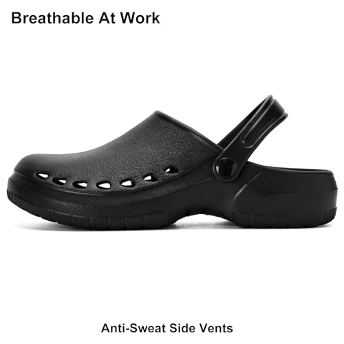 ZXT Breathable Work Clogs Slip Resistant Kitchen Shoes for Nurse Garden Restaurant4