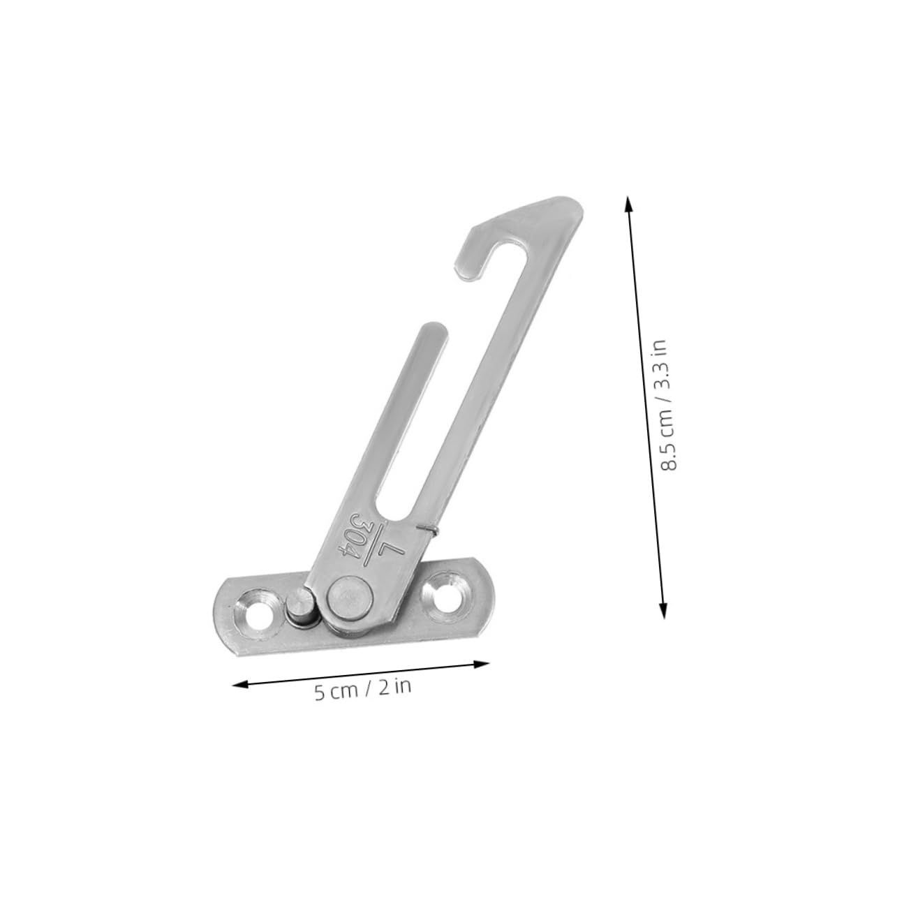 Housoutil 8 Piezas Cerradura de Seguridad para Ventanas de Limitador de Apertura sin Taladro Acero Inoxidable para Protección Infantil Fácil Instalación Reutilizable