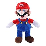 EQUASIS Mario Plush Toys,16.5in Mario Plush , Soft Plush Cuddle Pillow Red