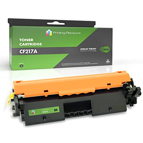 Printing Pleasure 17A Replacement for HP CF217A Toner Cartridge Compatible with LaserJet Pro M102w M102a M102 LaserJet Pro MFP M130nw M130fw M130fn M130a M130 1 Black