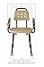 Medline Elements Shower Chair with Back and Arms, Great for Bath Tubs, Infused with Protection