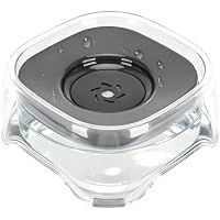 Cuenco de agua para perros sin salpicaduras con disco flotante,