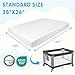 WEVFGHI Pack and Play Mattress Pad, 38