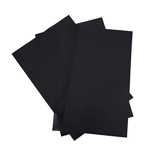 Tbest Patch per Barca in PVC, Kit di Riparazione per gommone Gonfiabile 3 Pezzi Accessori per Strumento di Riparazione Impermeabile per Kayak Zattera Gonfiabile per Canoa Nero, Rosso, Grigio (Nero)