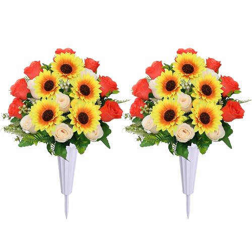 Lodou Cemetery Flowers Set