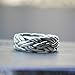 Oxford Diamond Co Men's Plain Braided Band .925 Sterling Silver Ring Size 10
