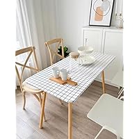 Nappe De Table Lavable, Imperméable Et élastique, En Vinyle
