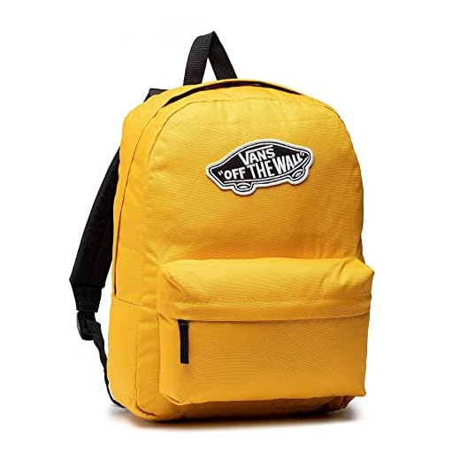 Vans Realm Backpack, Mochila Unisex Adulto, Brillo Dorado, Talla única