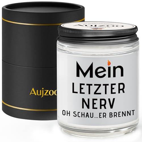 Aujzoo Lustiges Geschenke für Frauen Geburtstag, Lustige Geburtstag Weihnachten Valentinstag Geschenke für sie, Mama, Frauen, beste Freunde-Lavendelduftende natürliche Sojawachskerzen 7OZ